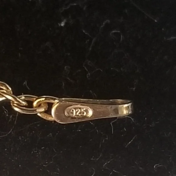 Vintage Genuine Sapphire Necklace And Earring Set With Petite Diamonds. - Picture 3 of 7